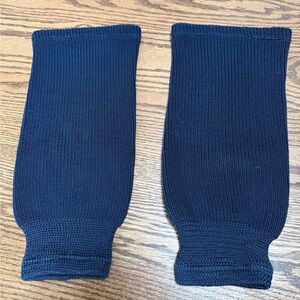 Navy blue youth hockey socks